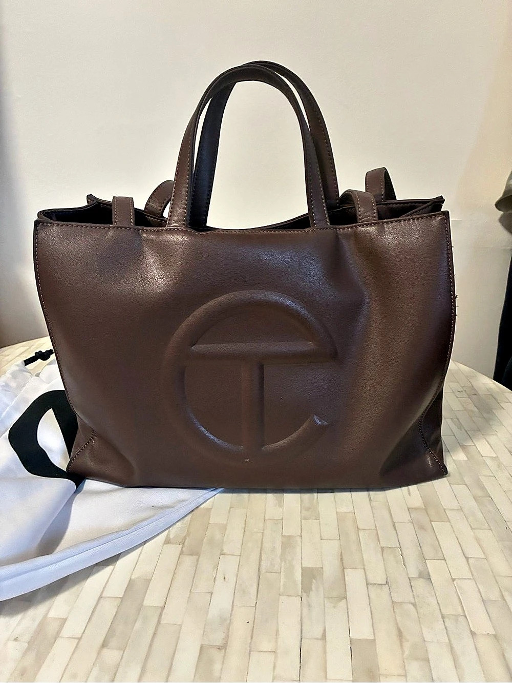 Telfar Medium Shopping Bag - Chocolate Brown Tote